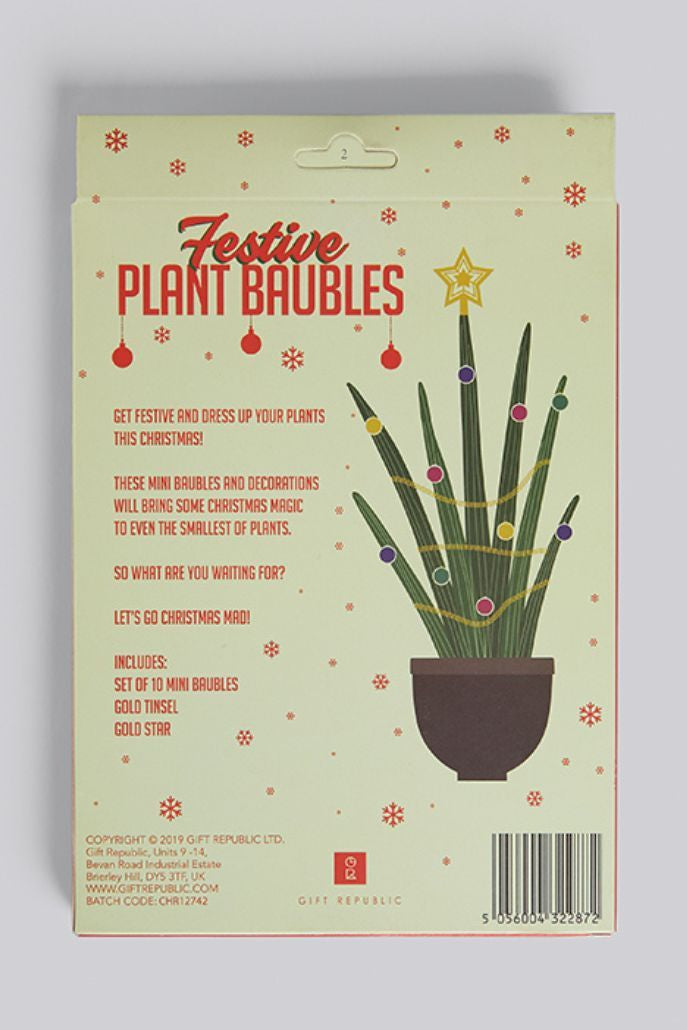 Festive Plant Baubles