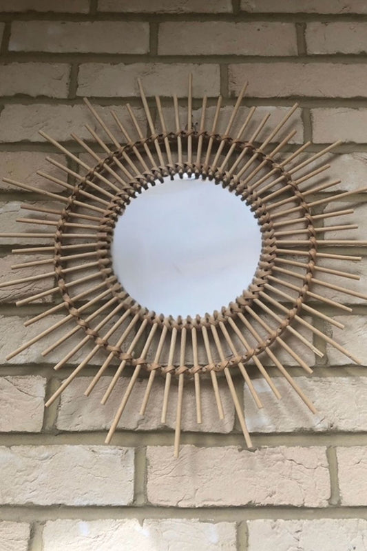 Starburst Bamboo Mirror