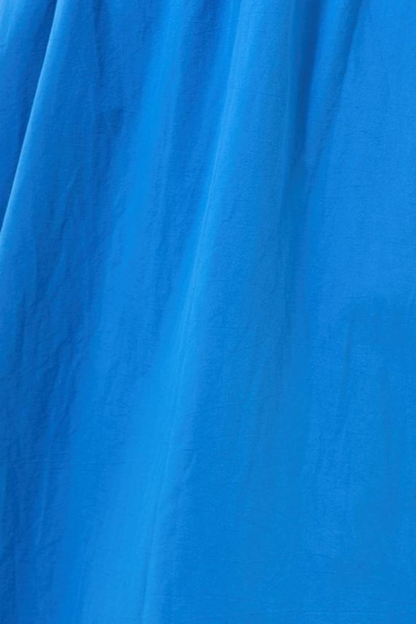 Zoeline Recycled Cotton Midaxi Skirt - Blue