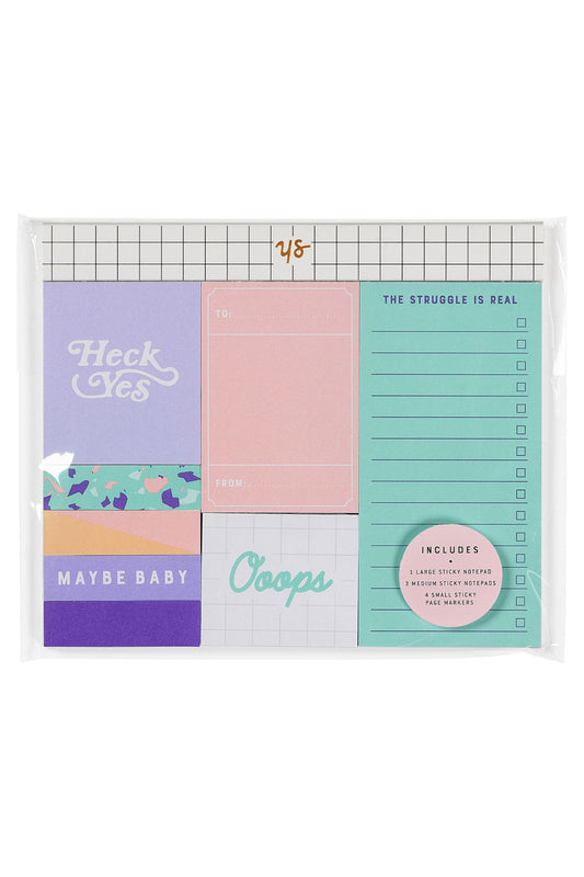 Heck Yes Sticky Notes