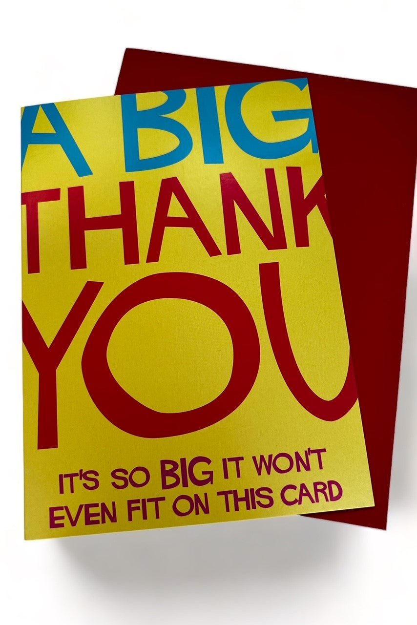 A Big Thank You Card