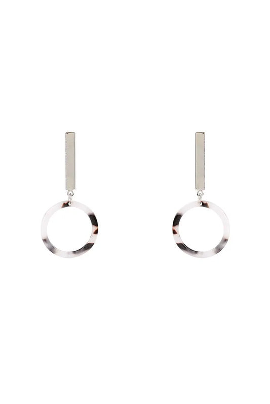 Alexa Tortoiseshell Drop Earrings