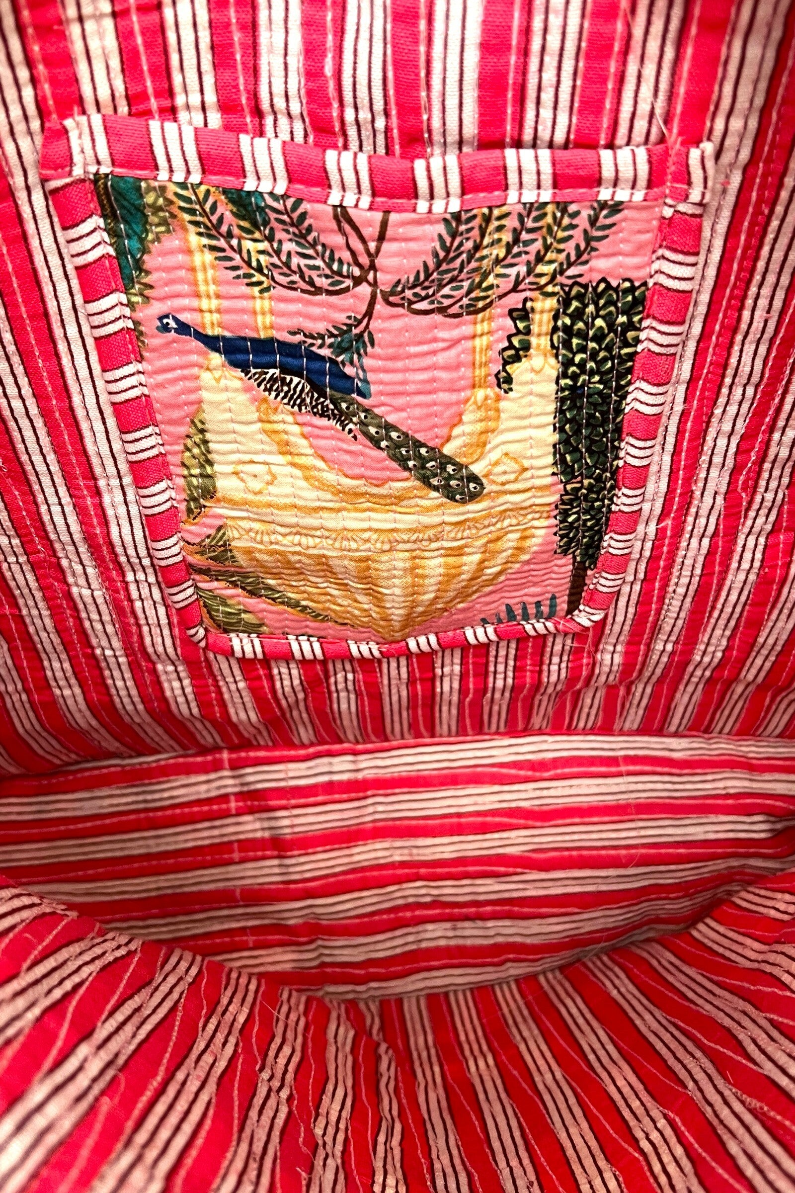 Indian Palace Quilted Large Tote Bag