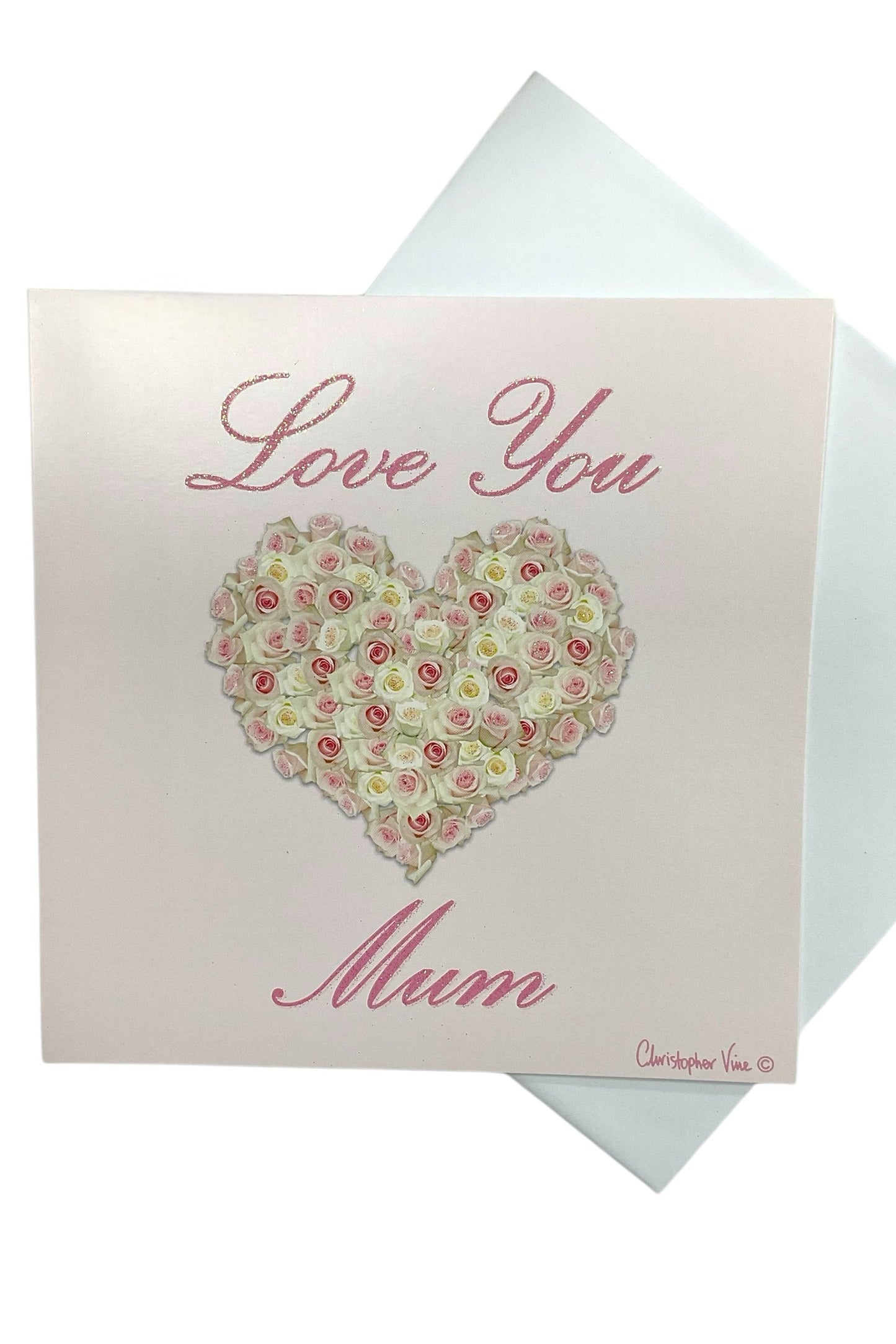 Love You Mum Roses Card