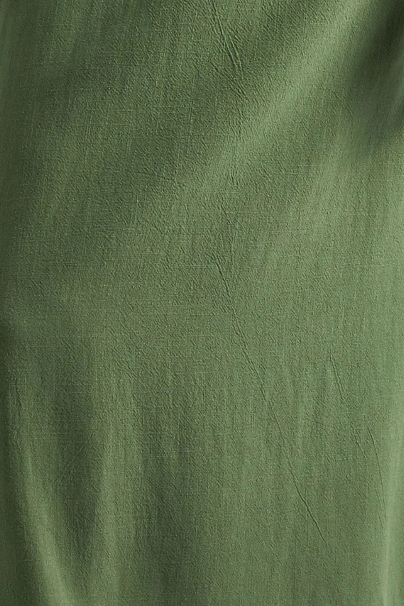 green linen-viscose blend fabric
