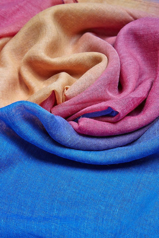 Jerrie Multi Coloured Ombre Lightweight Scarf