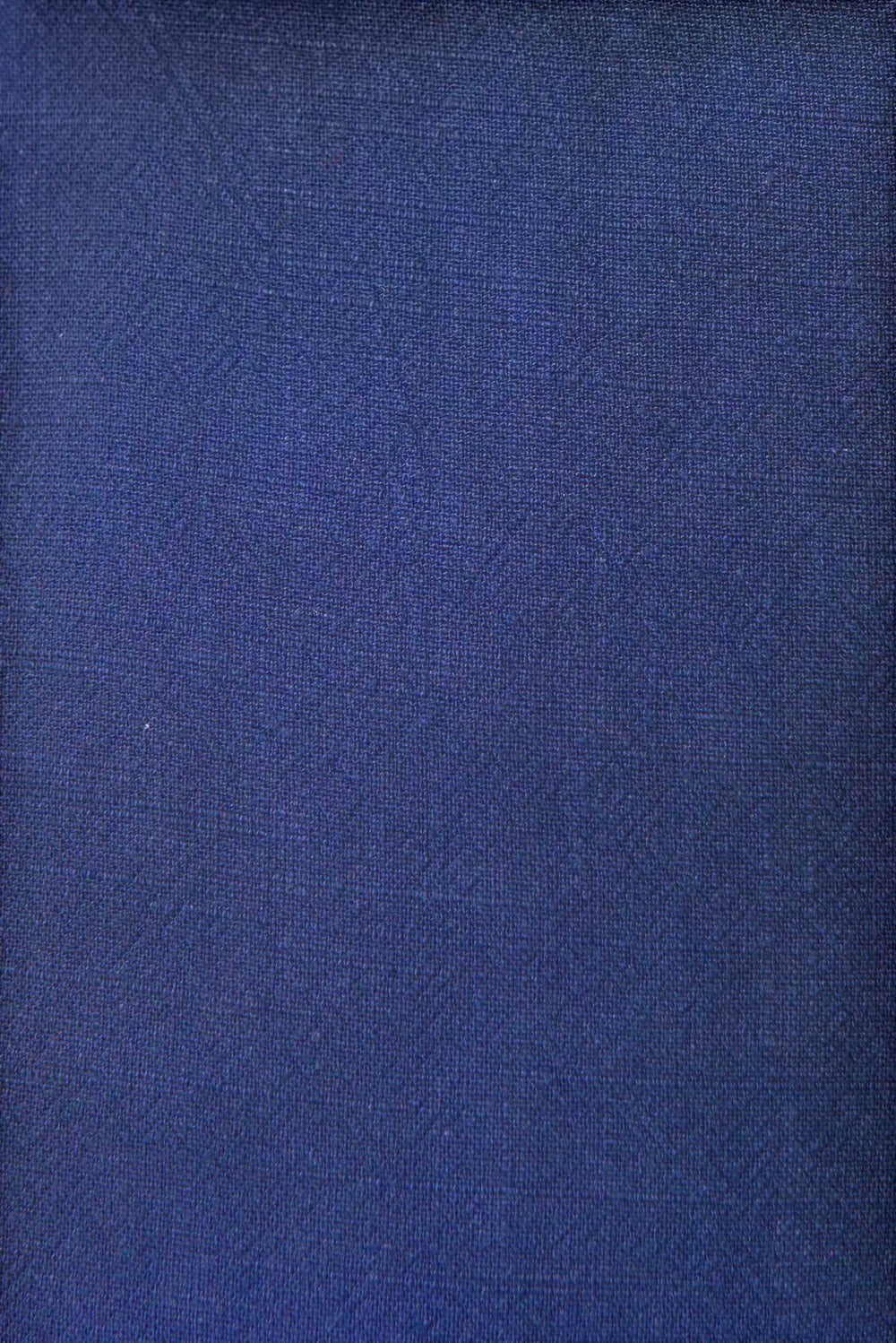 navy blue linen mix barrel trousers with elasticated waist and pockets.