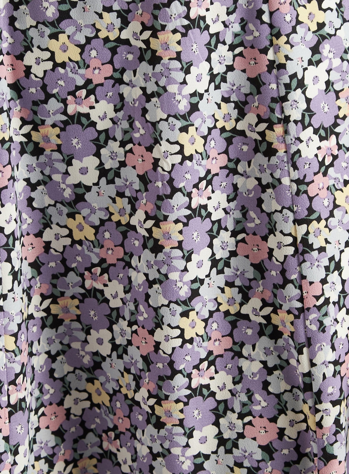 Chandler Pansy Print Midi Skirt Lilac