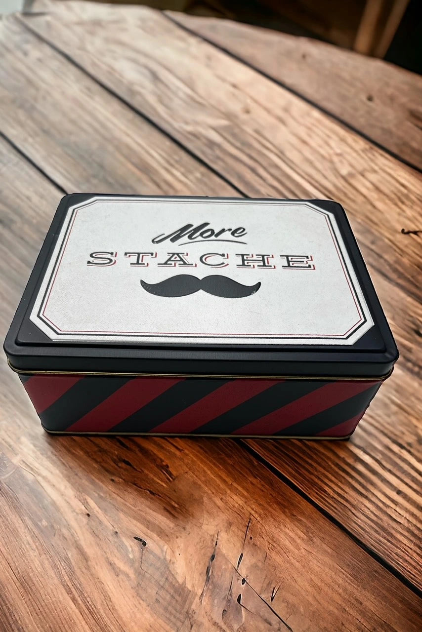 More-Stache Tin