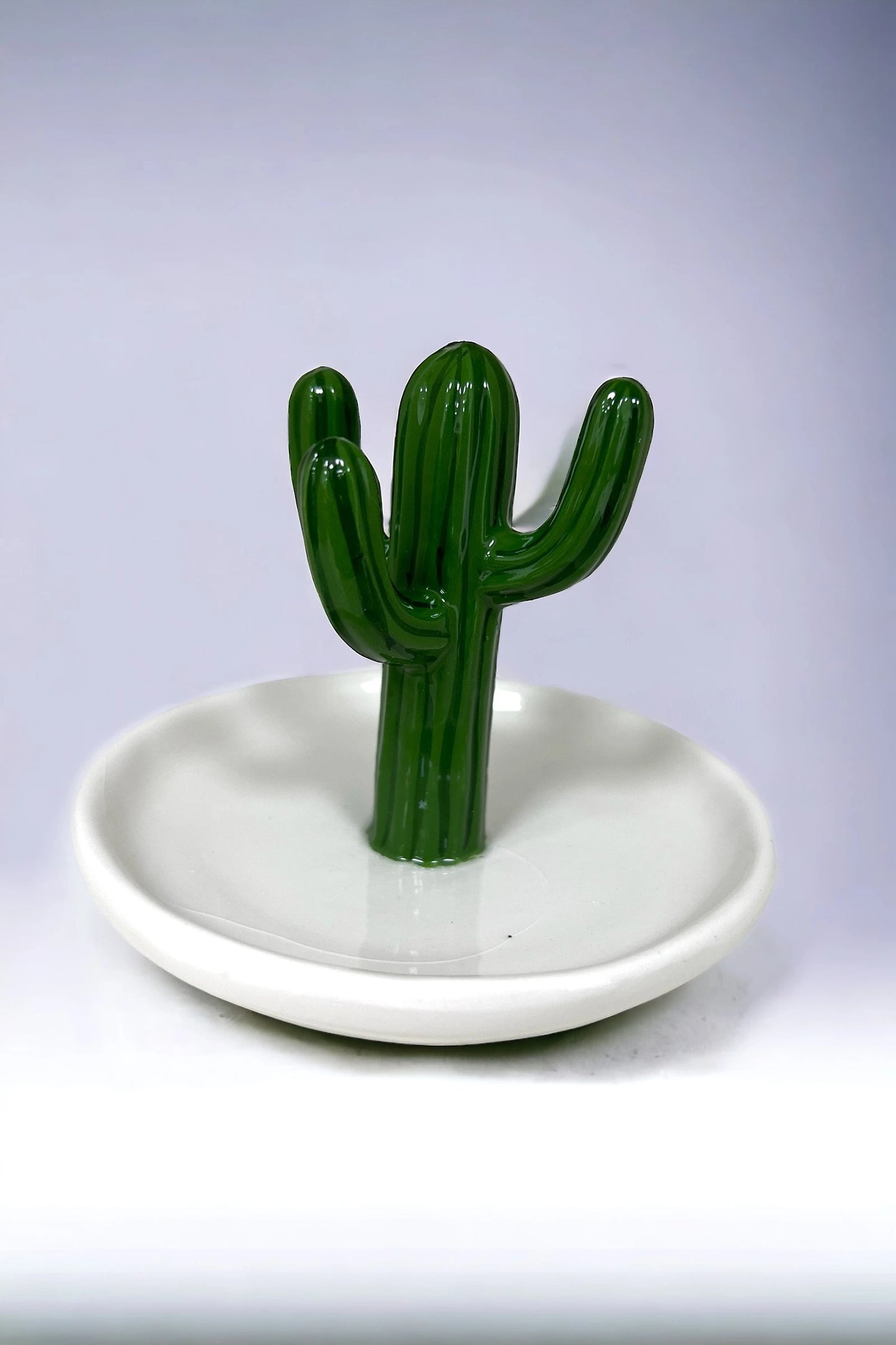 Ceramic Cactus Ring Holder