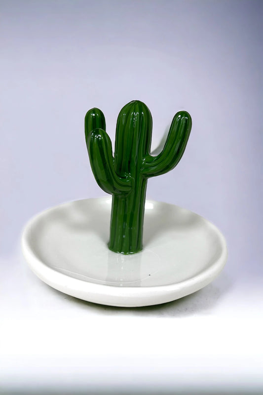 Ceramic Cactus Ring Holder