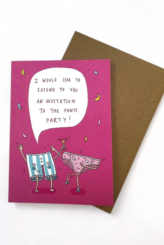 Pant's Party Card