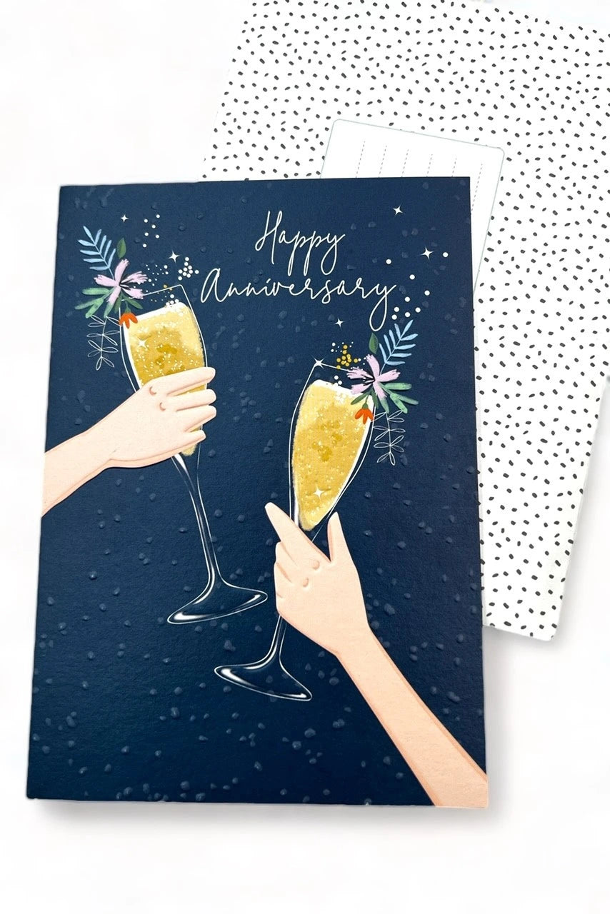 Happy Anniversary Cheers Card