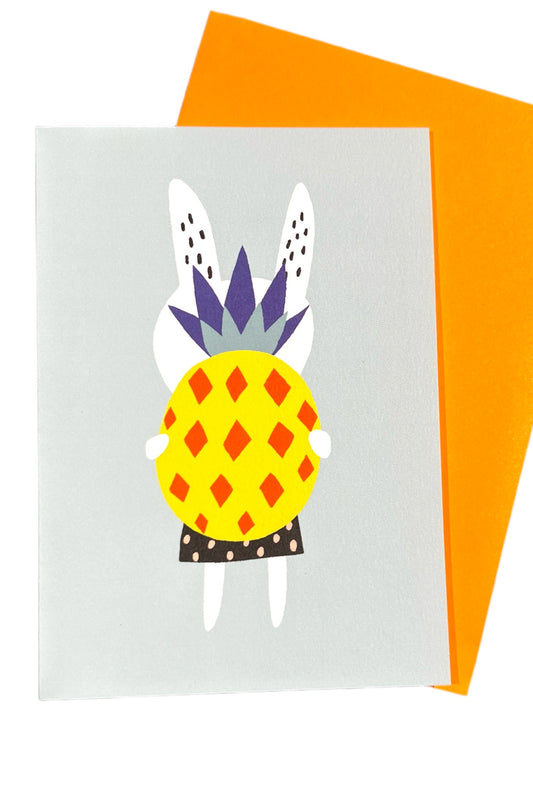 Bunny & Pineapple Card