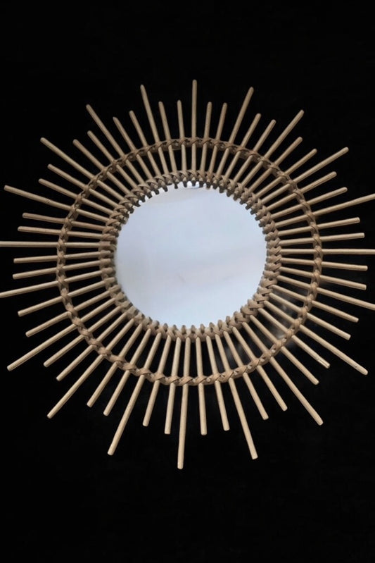 Starburst Bamboo Mirror