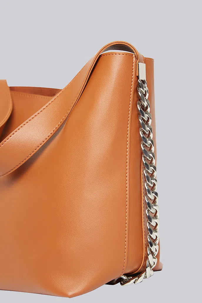 Louche Gorliss Chain Shoulder Bag - Brown - Detail 2