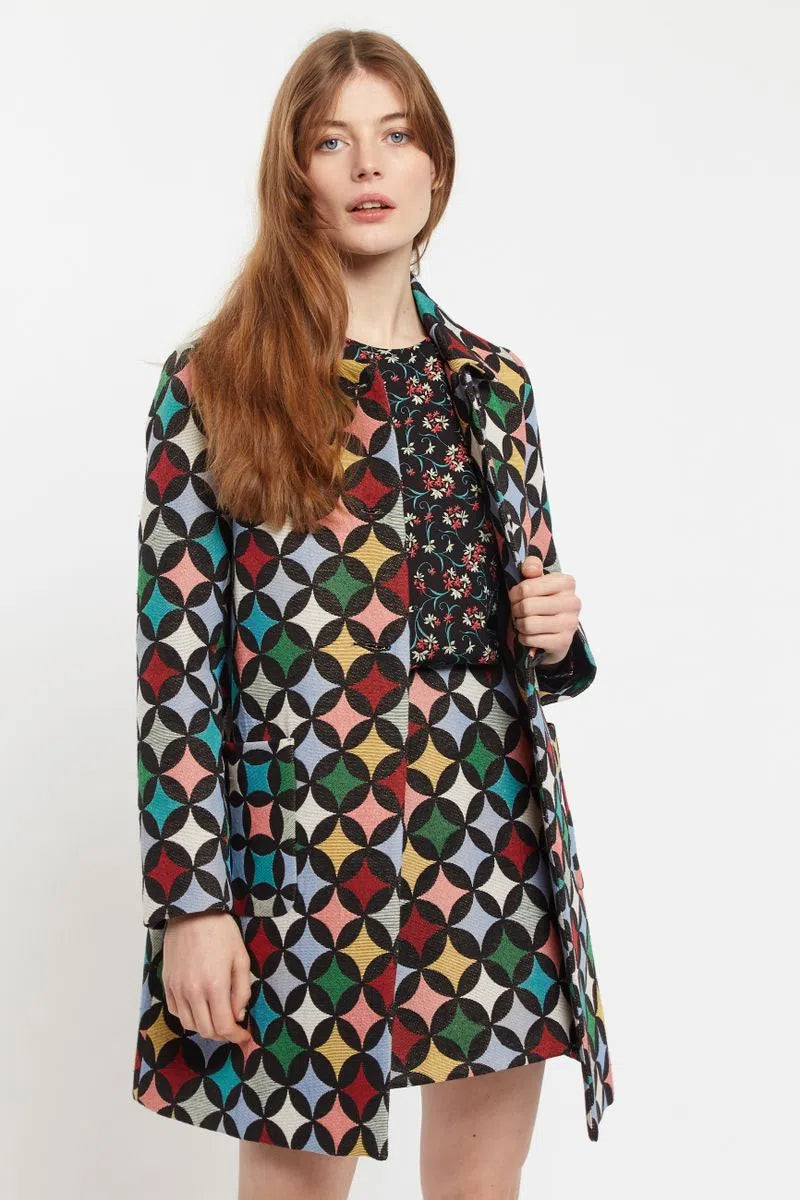 Dryden 60 S Circles Jacquard Mini Coat