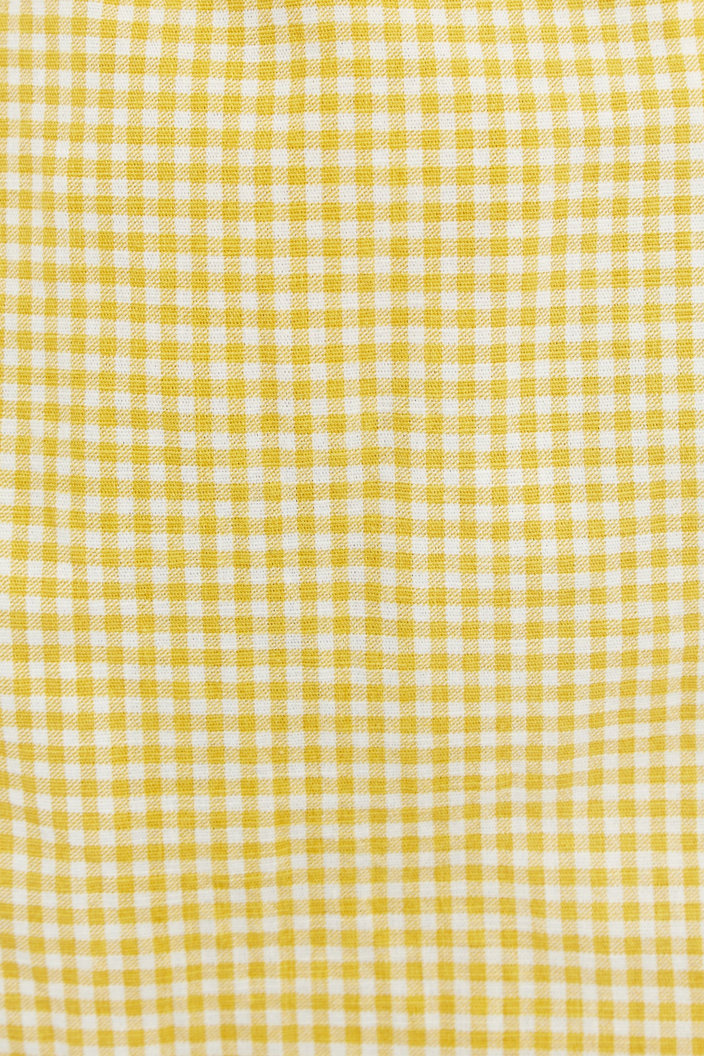 Louche Anouk Summer Gingham Body Con Mini Dress In Yellow