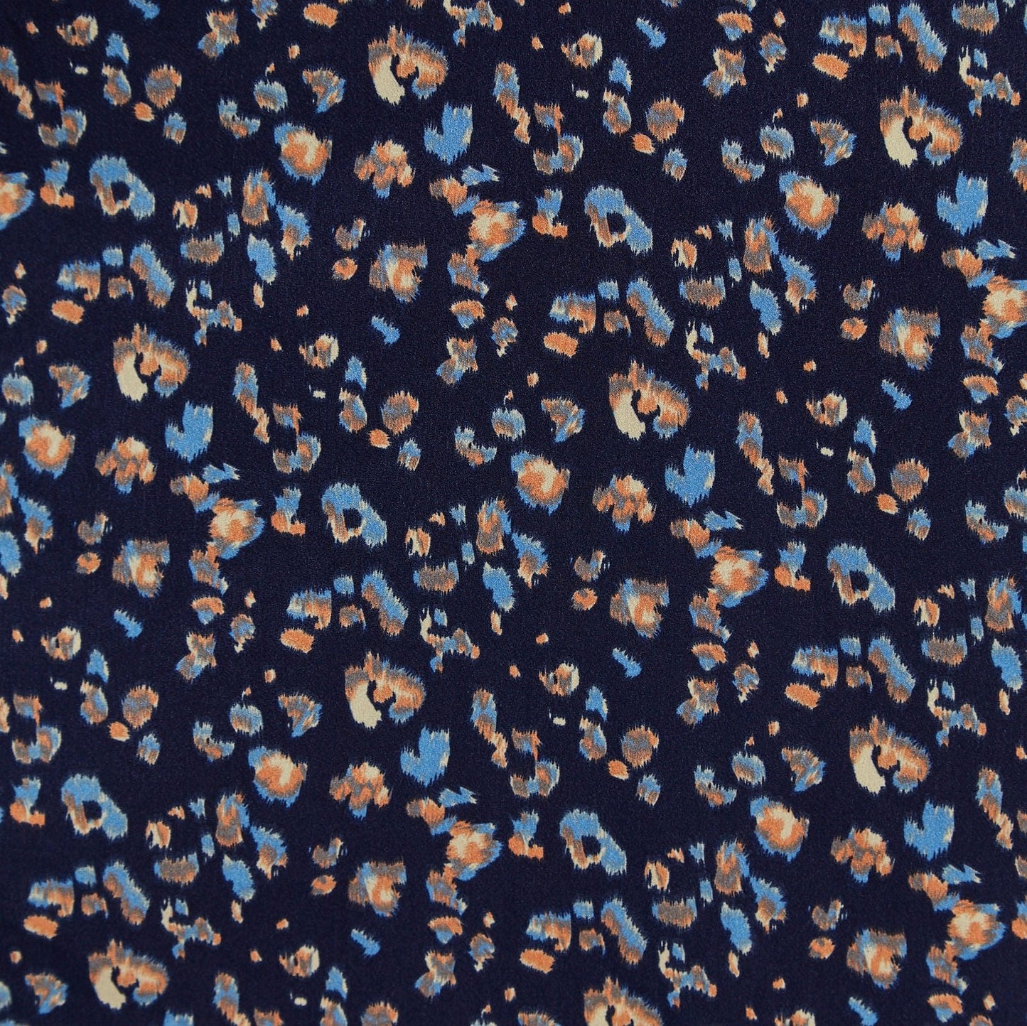 Louche Avril Animal Blues Print Midi Tea Dress