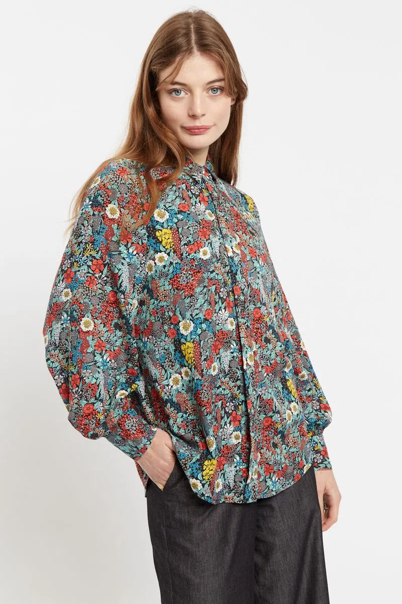Byron Floret Print Long Sleeve Shirt