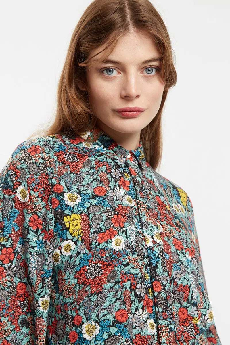 Byron Floret Print Long Sleeve Shirt