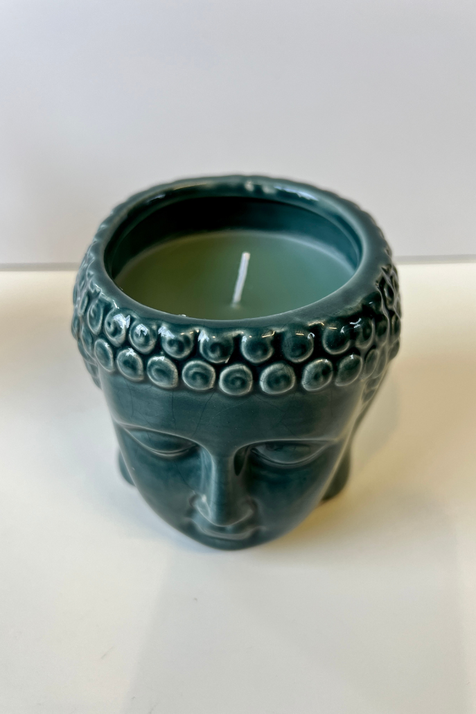 Buddha Candle TEAL