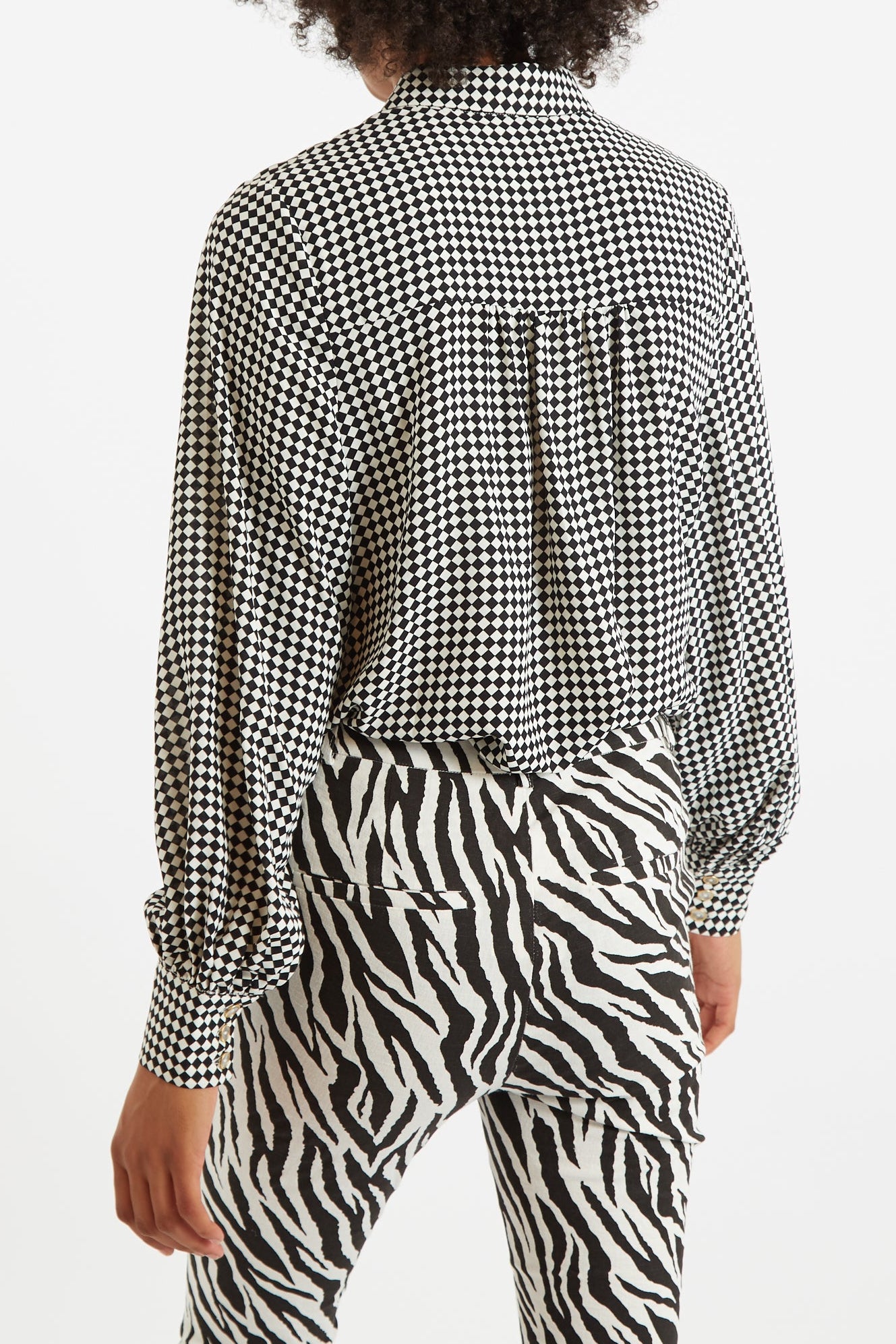 Louche Byron Diamonds Forever Print Shirt