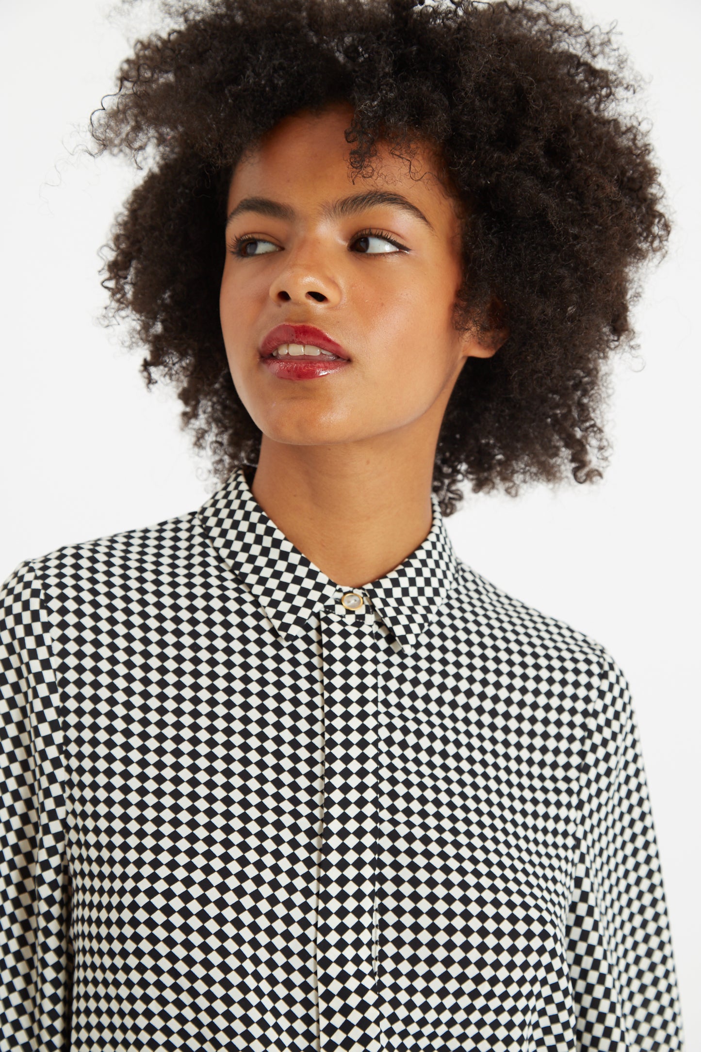 Louche Byron Diamonds Forever Print Shirt