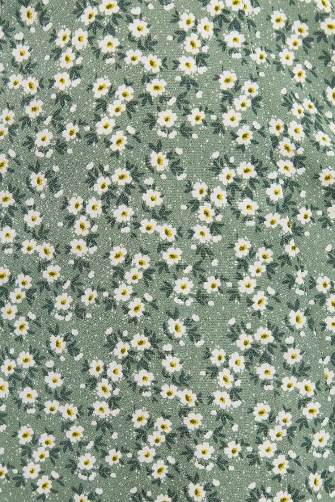 Louche Cathleen Double Daisy Print Mini Tea Dress - Detail 3