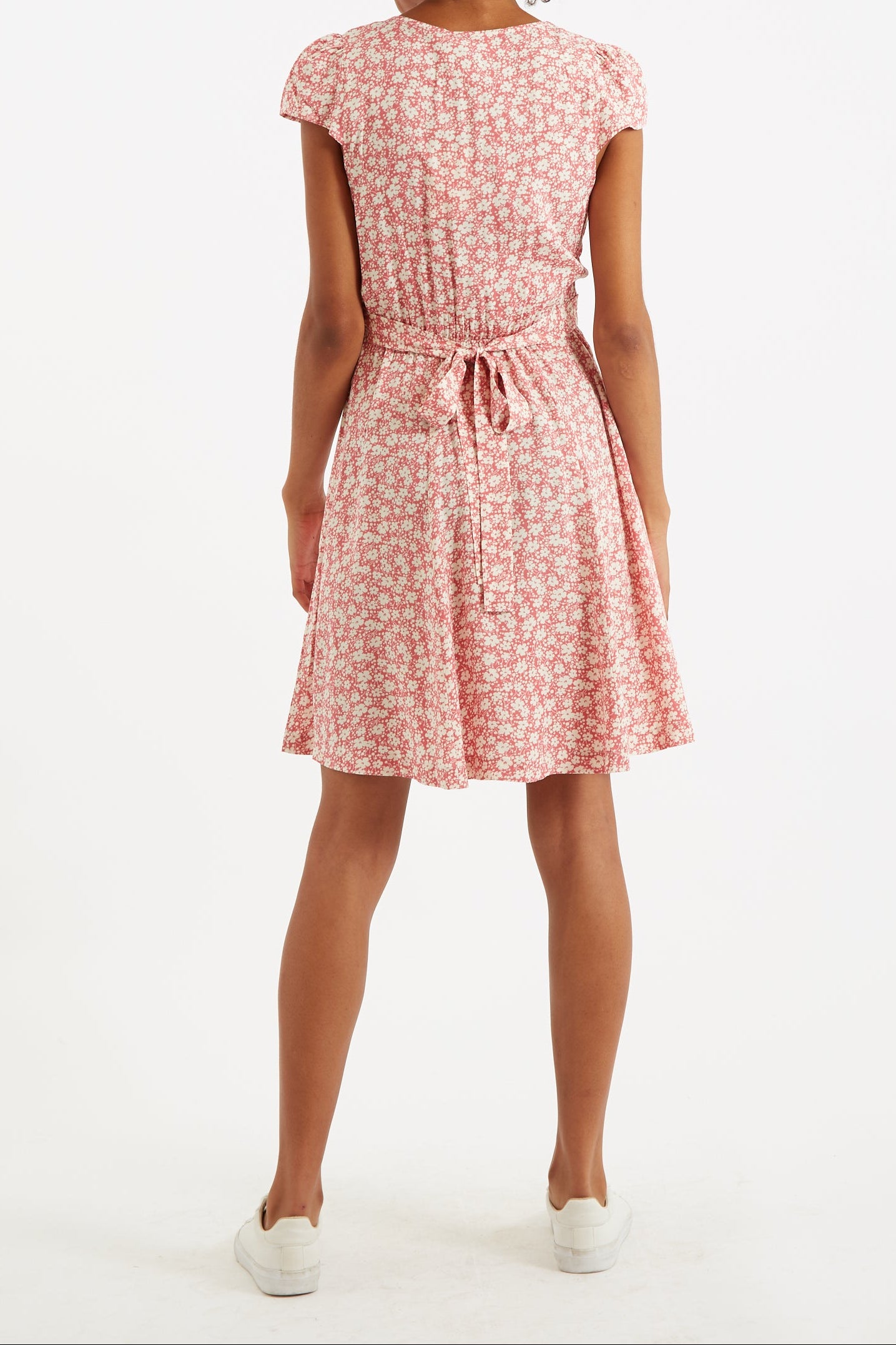 Cathleen Mini Periwinkle Tea Dress