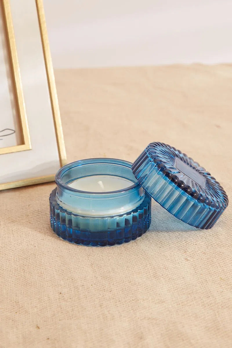 Rich Amber and Cedarwood Glass Candle