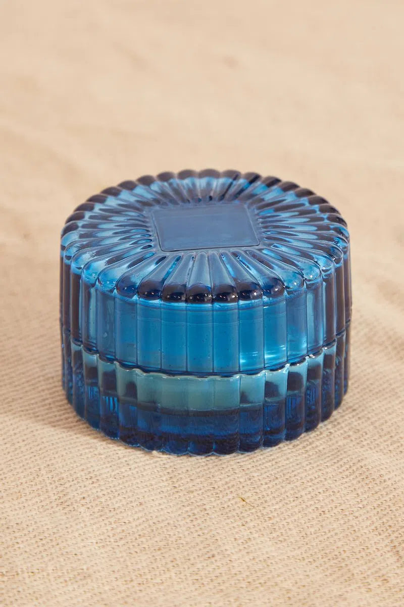 Rich Amber and Cedarwood Glass Candle