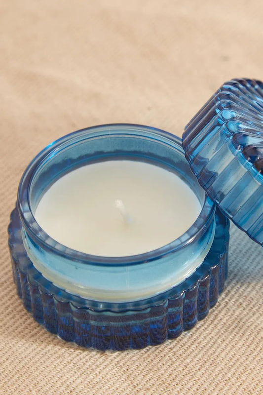 Rich Amber and Cedarwood Glass Candle