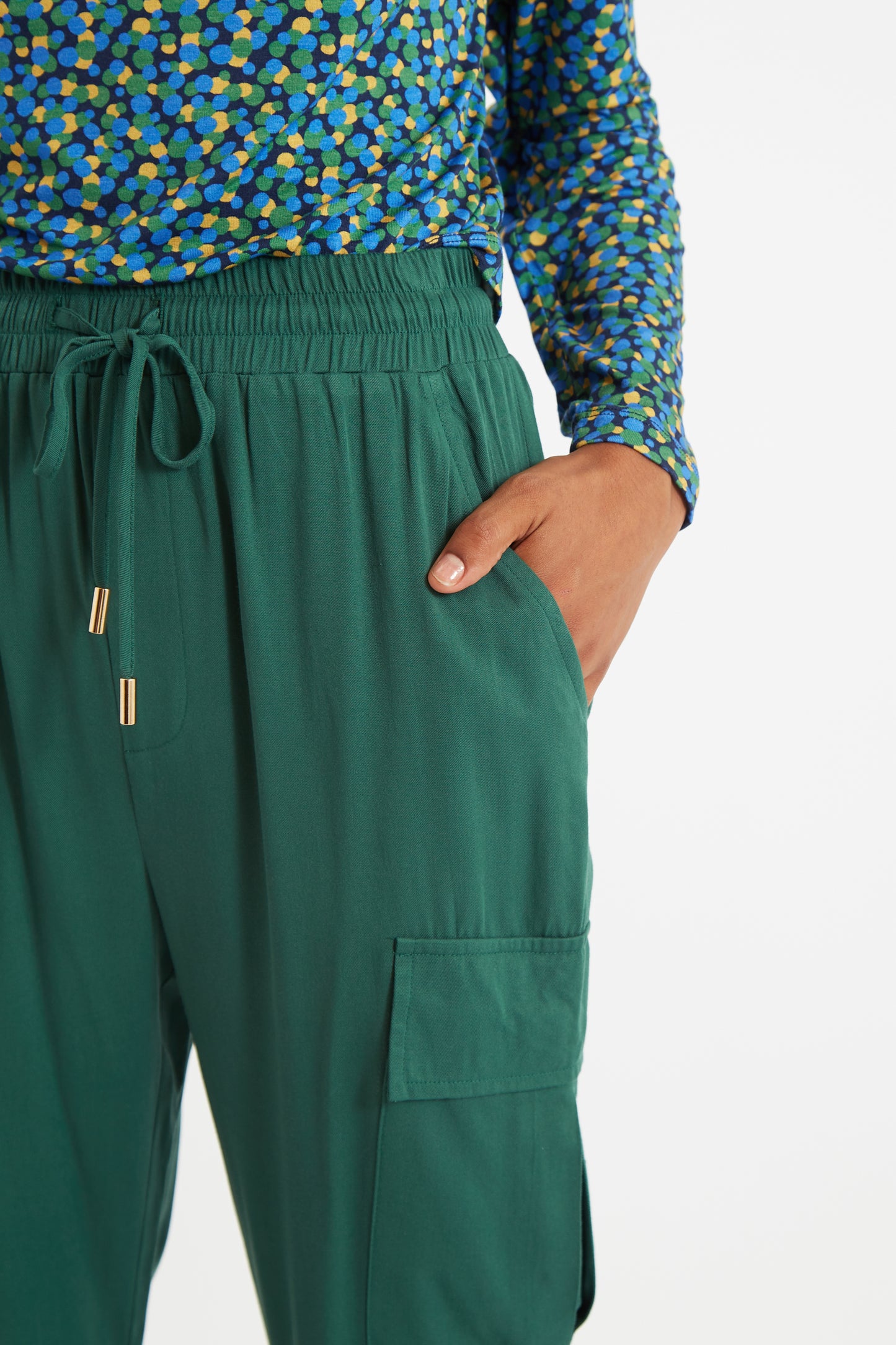 Chava Cargo Trouser Green