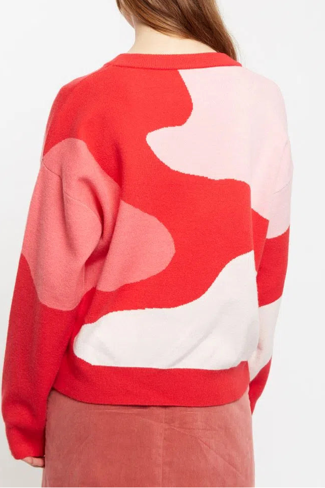 Louche Delaney Swirl Design Sweater - Detail 1