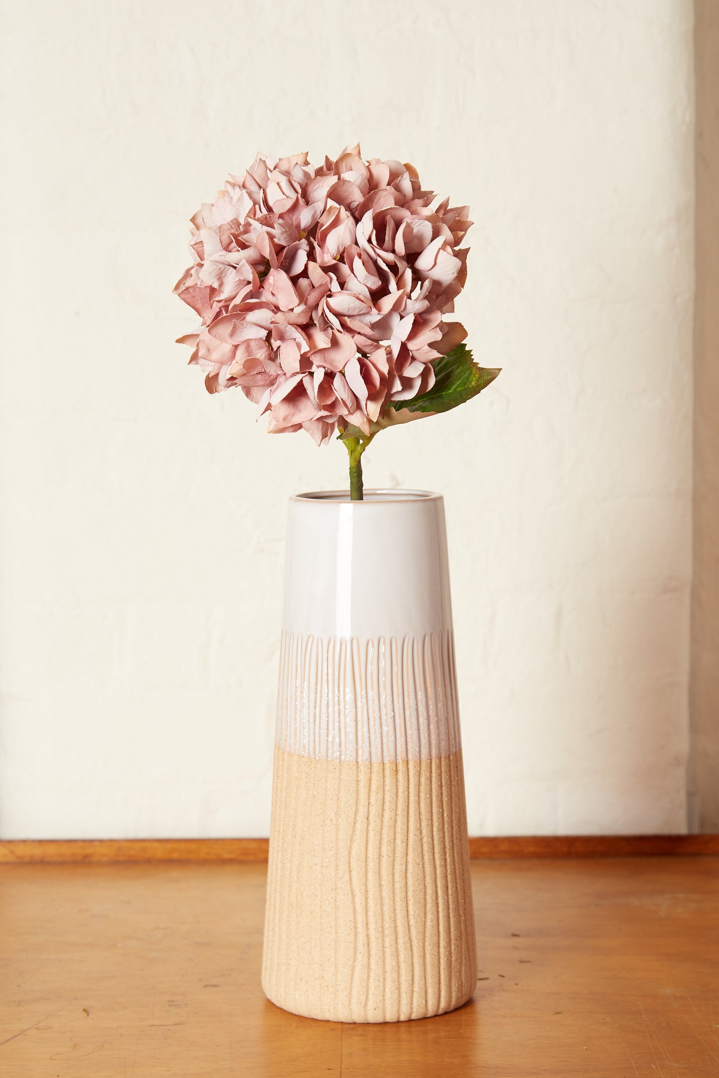 Faux Hydrangea Spray - Pink