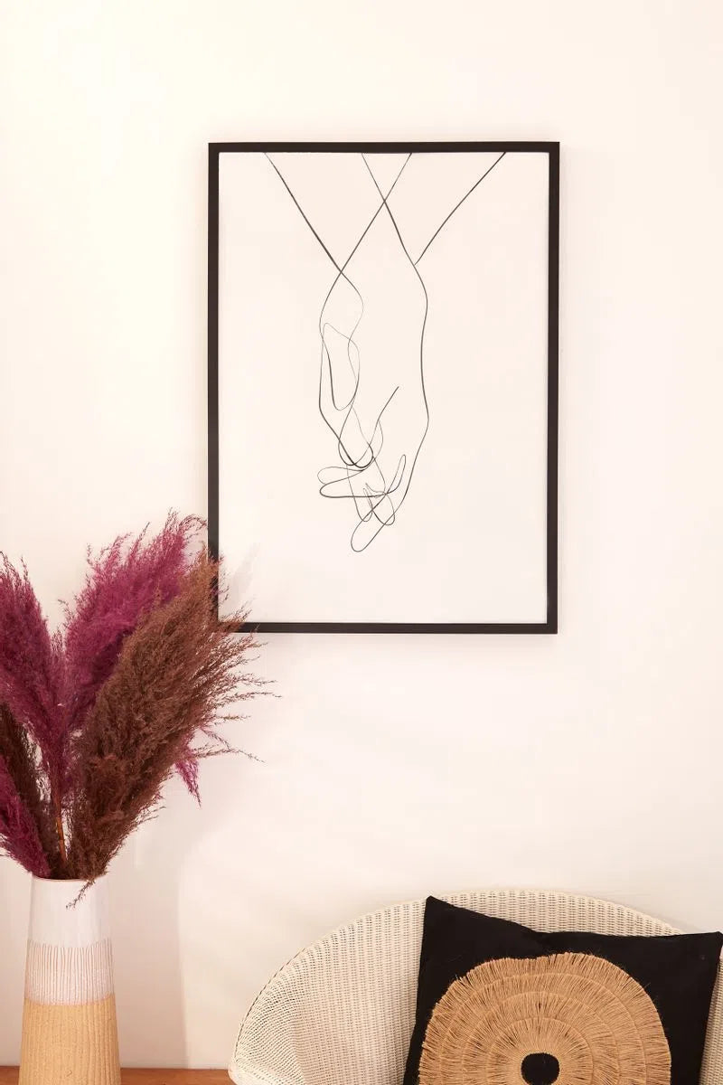 Holding Hands Print In Frame