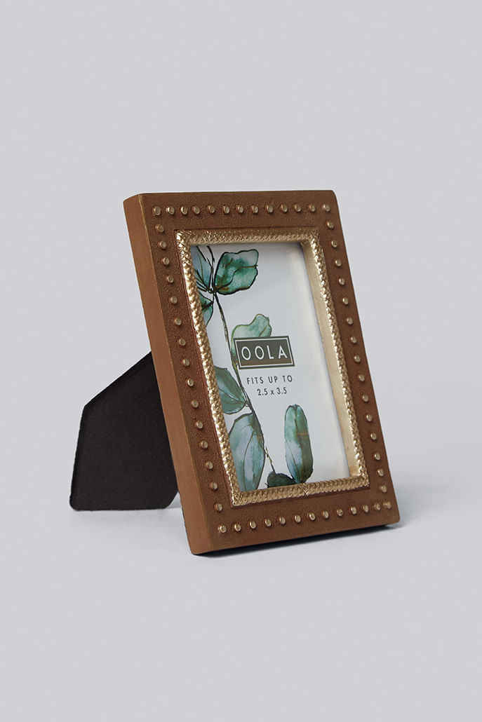 Studded Single Photo Frame - Styled