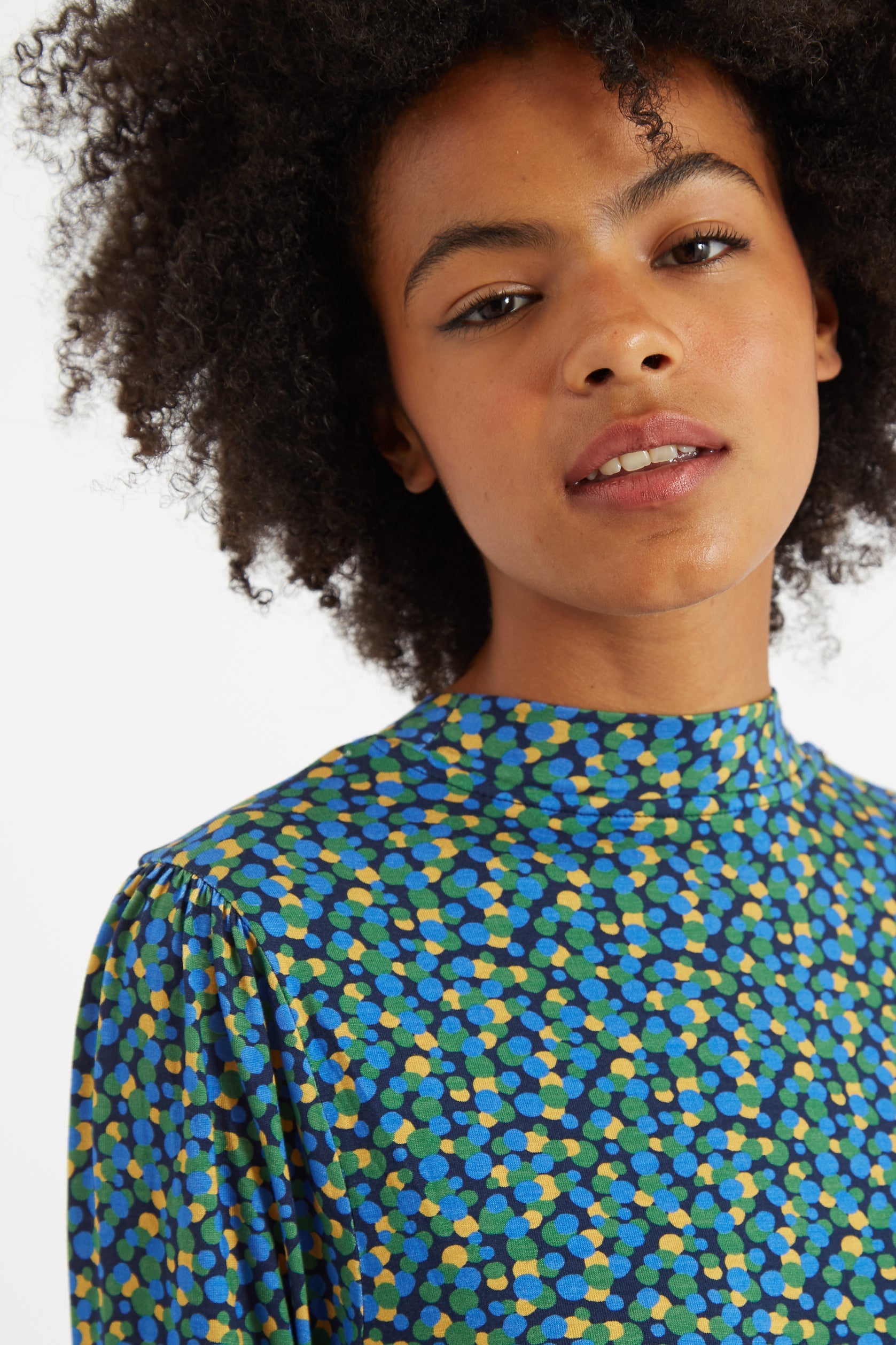 Gilly Bubble Pop Long Sleeve Jersey Top - Detail 1
