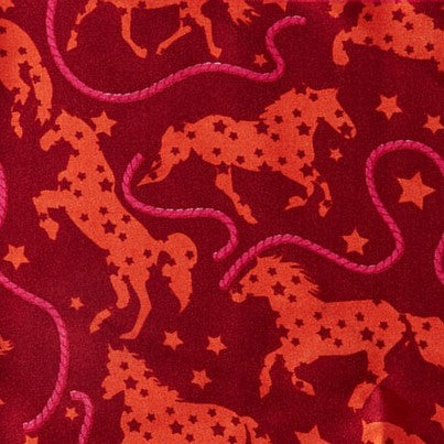Louche Horse Scarf - Pink