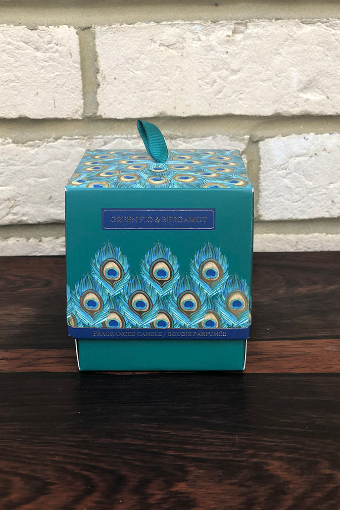 Fig And Bergamot Peacock Design  Candle