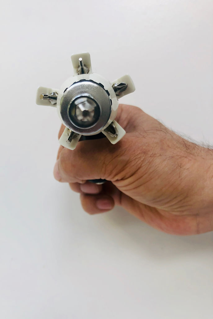 Ray Gun Screwdriver With 10 Bits - Detail 2