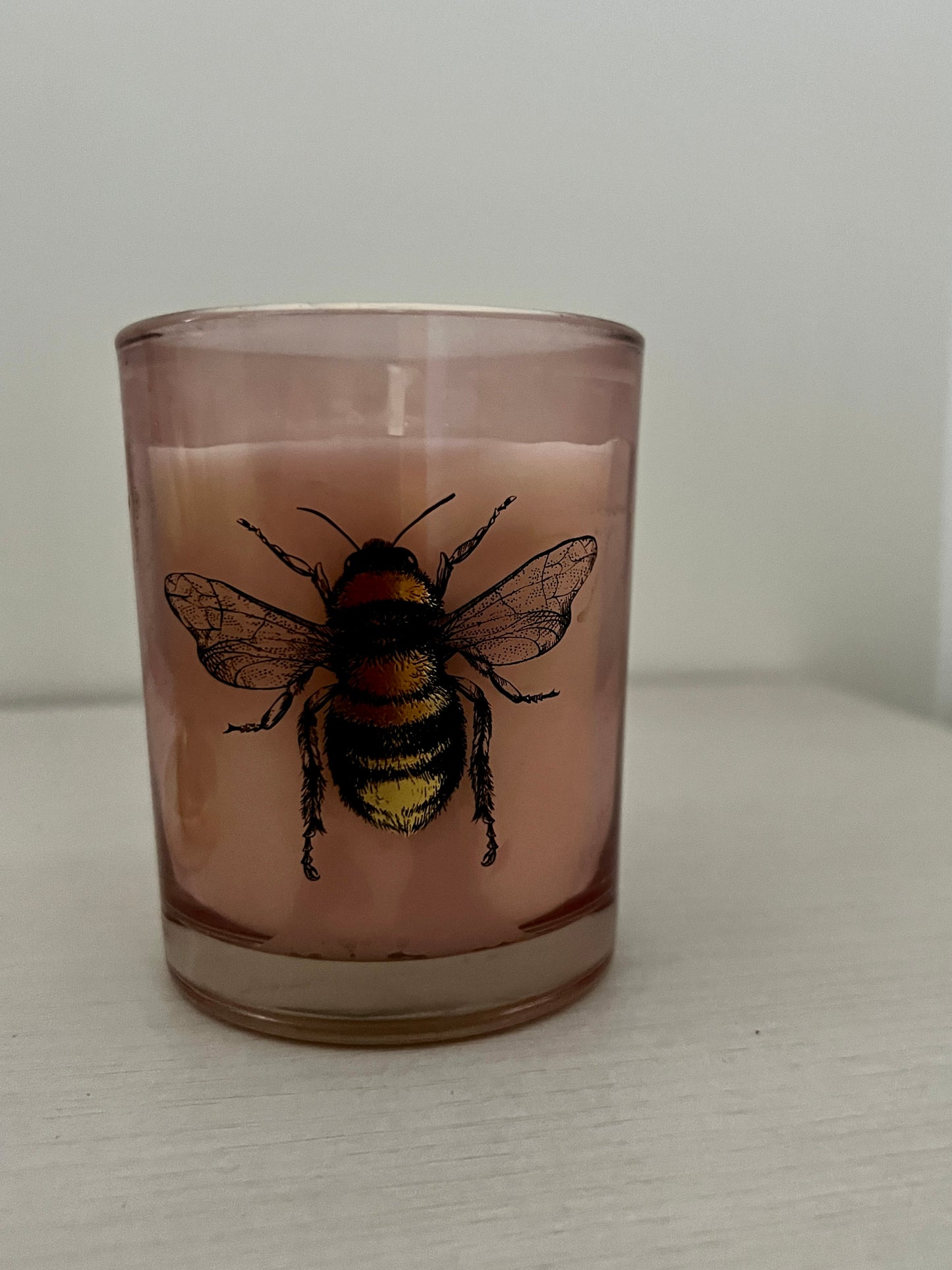 Rose scented Bee Candle