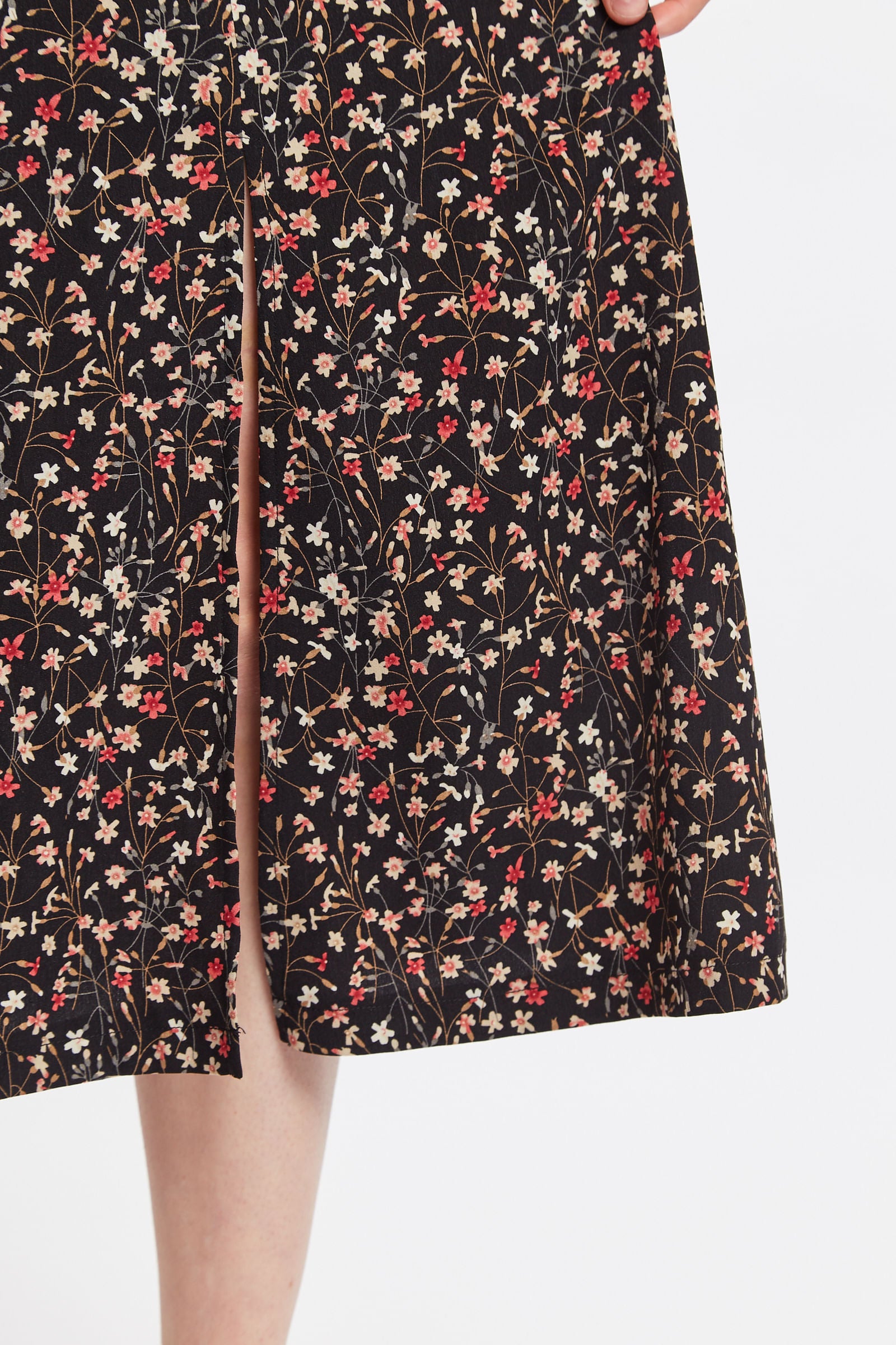 Louche Kiyo Wax Flower Print Midi Skirt - Detail 2