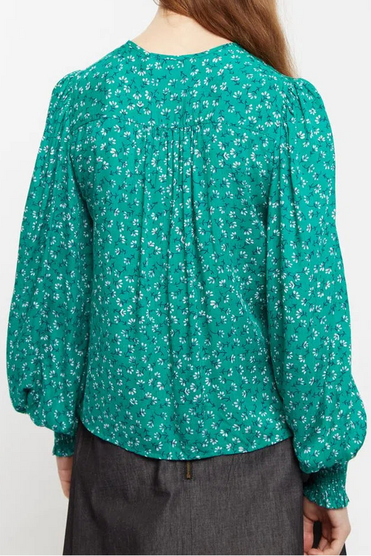 Kerstin Naive Ditsy Print Long Sleeve Blouse