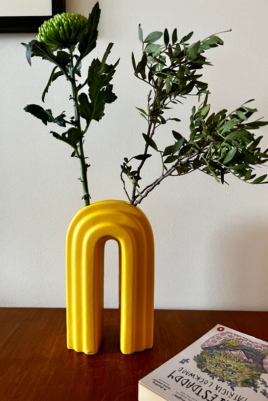 Large Rainbow Shaped Vase