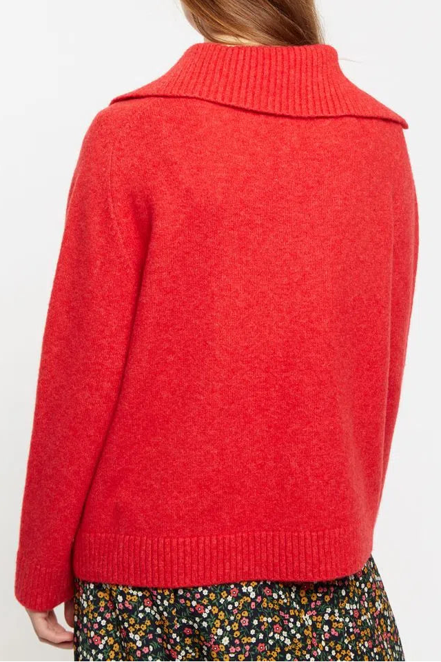 Margina Collared 2 Pocket Sweater - Detail 1