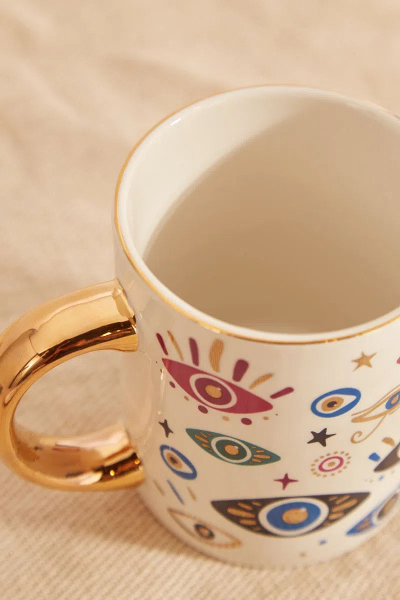 All Seeing Eye Design Mug - Styled