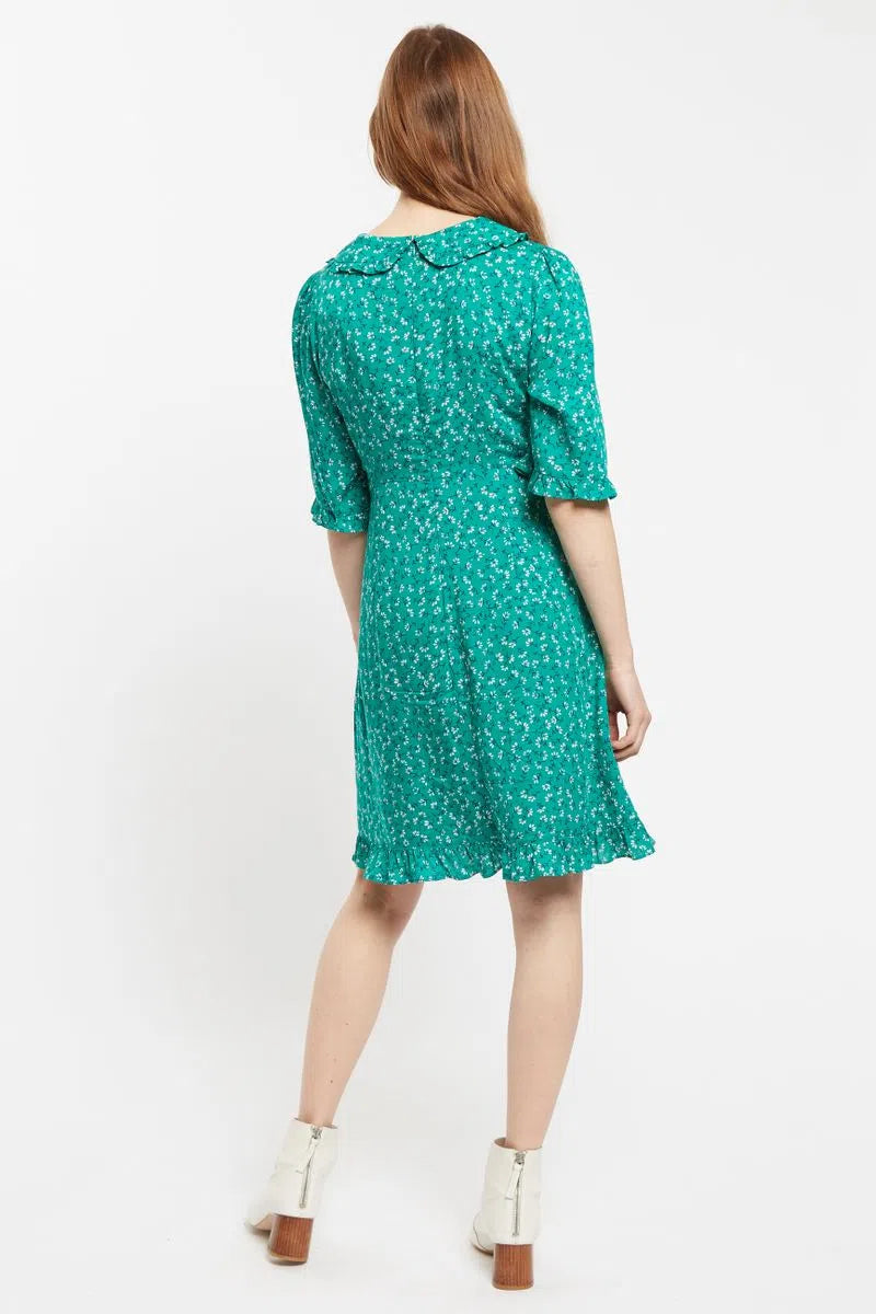 Louche Myfanway Naive Ditsy Print Mini Dress