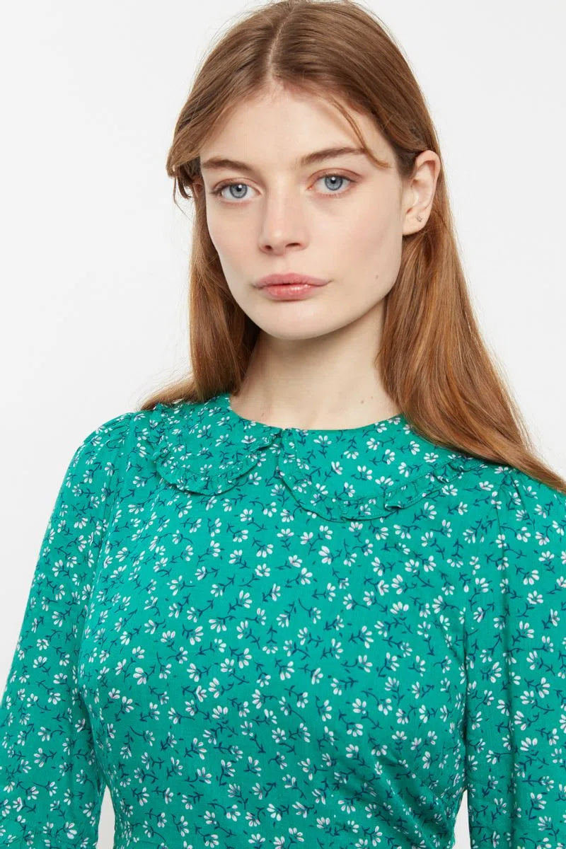 Louche Myfanway Naive Ditsy Print Mini Dress